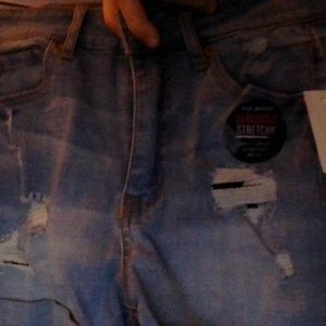 Size 2 high waisted midi aeropostale jean shorts